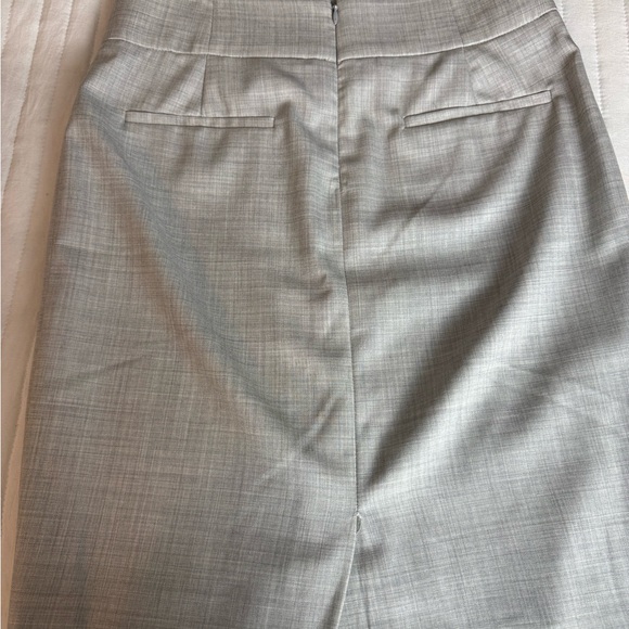 J.Crew 4P Petite Gray Pencil Skirt Preppy Classic Casual Chic Style - Picture 3 of 7